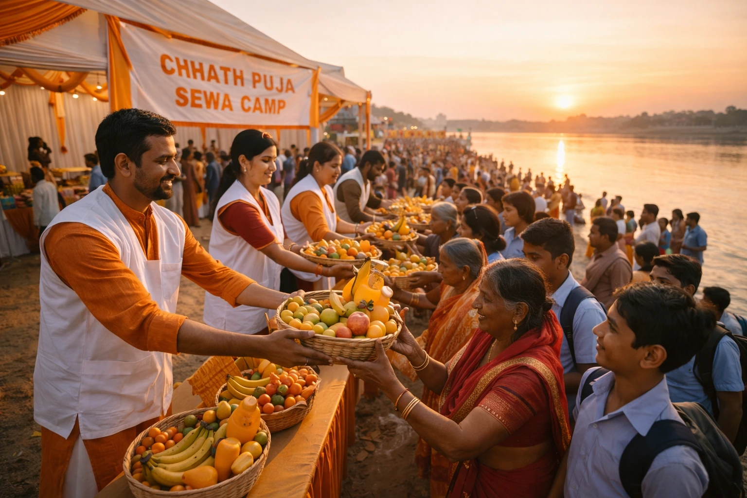 Chhath Puja Sewa Camp Grand View