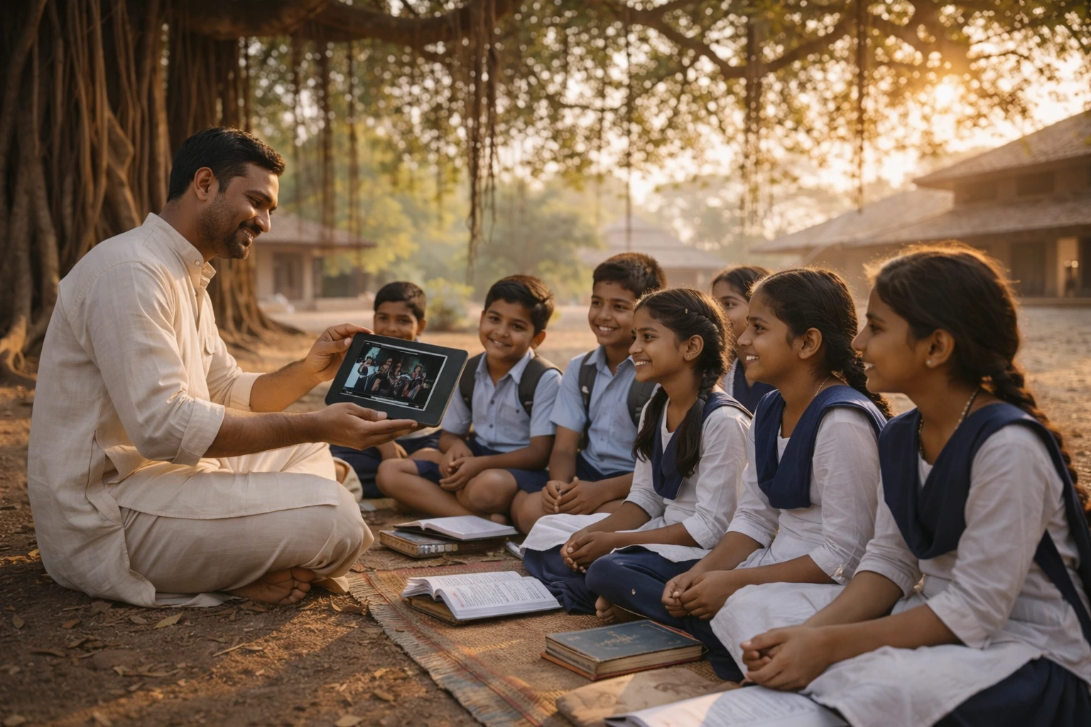 Modern Gurukul Education under Banyan Tree